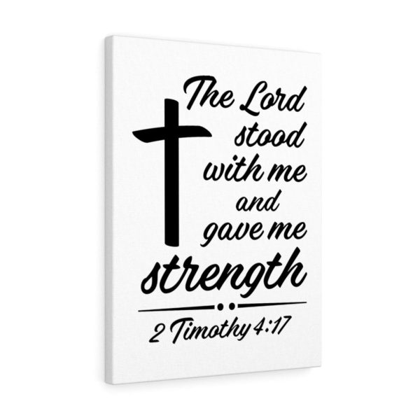 Scripture Canvas Lord Stood With Me 2 Timothy 4:17 Christian Bible Verse Meaningful Framed Prints, Canvas Paintings - Image 7