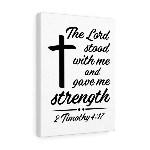 Scripture Canvas Lord Stood With Me 2 Timothy 4:17 Christian Bible Verse Meaningful Framed Prints, Canvas Paintings - Image 5