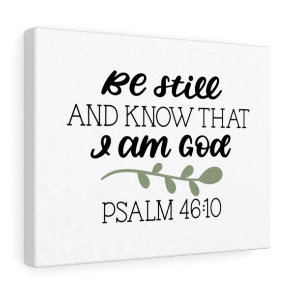 Scripture Canvas Still Psalm 46:10 Christian Bible Verse Meaningful Framed Prints, Canvas Paintings - Image 2