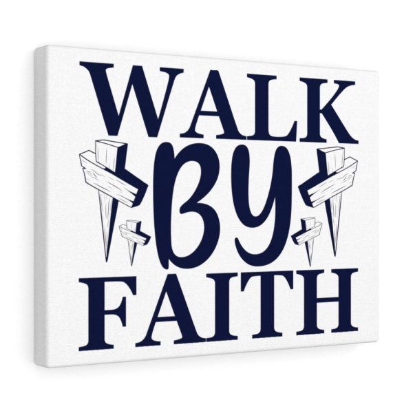 Scripture Canvas Walk By Faith Christian Meaningful Framed Prints, Canvas Paintings - Image 5