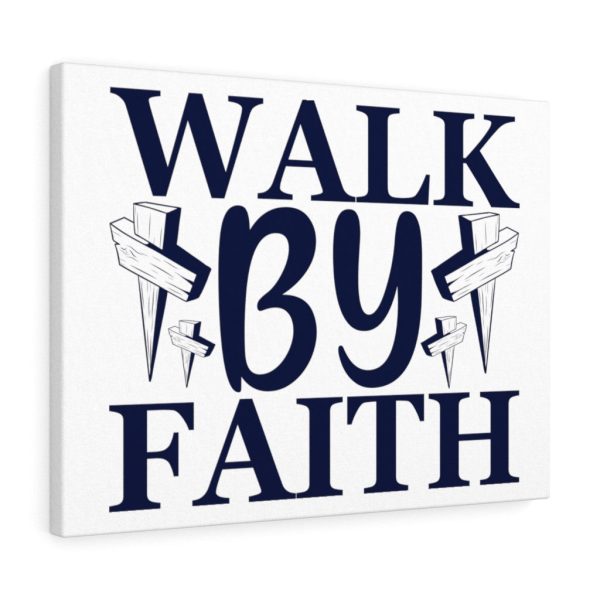 Scripture Canvas Walk By Faith Christian Meaningful Framed Prints, Canvas Paintings - Image 7