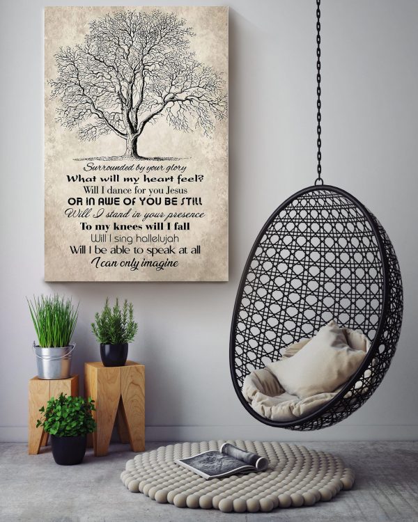 I Can Only Imagine Lyrics Dark Tree For Mercyme Fan Canvas Gallery Painting Wrapped Canvas Framed Prints, Canvas Paintings - Image 3