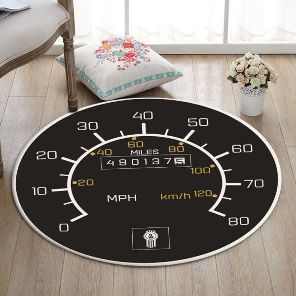 Living Room Round Mat Circle Rug Kenworth