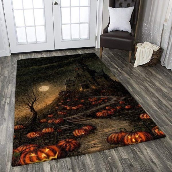 Halloween Witch Pumpkin Lover Area Rug Carpet Carpet