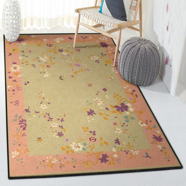 Chinese Modern Rugs Antique Chinese Rug Rectangle Rugs Washable Area Rug Non-Slip Carpet For Living Room Bedroom