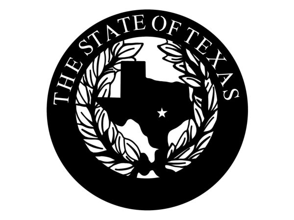 Texas State Seal #1 Cut Metal Sign, Wall Decor Metal Sign, Home Decor