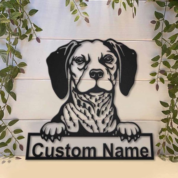 Personalized Belgian Brakk Dog Metal Sign Art, Custom Belgian Brakk Do - Image 2