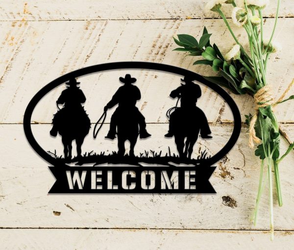 Custom Metal Farm Sign Cowboy Sign Metal Farm Sign Farmhouse Decor Fam