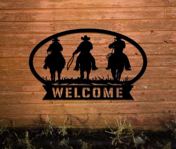 Custom Metal Farm Sign Cowboy Sign Metal Farm Sign Farmhouse Decor Fam - Image 2