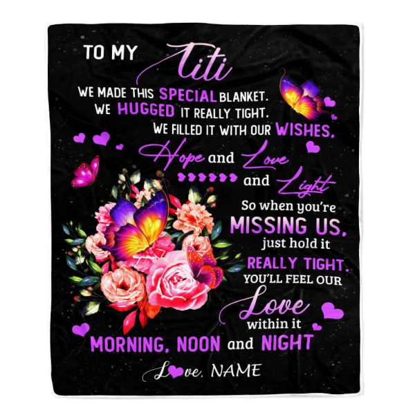 Personalized Titi Blanket From Niece Nephew We Made This Special Blank