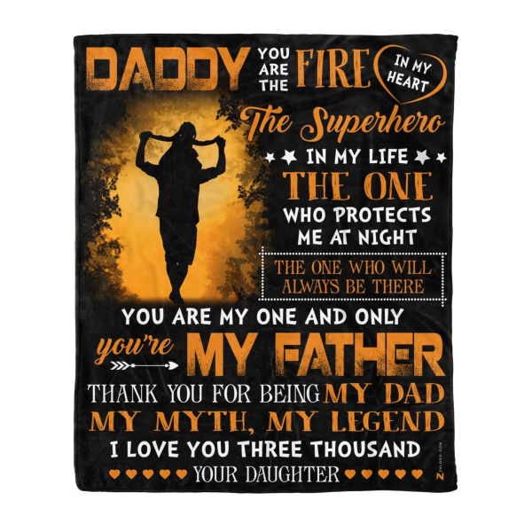 Fleece Blanket You Are My One And Only Giving Daddy - Image 3