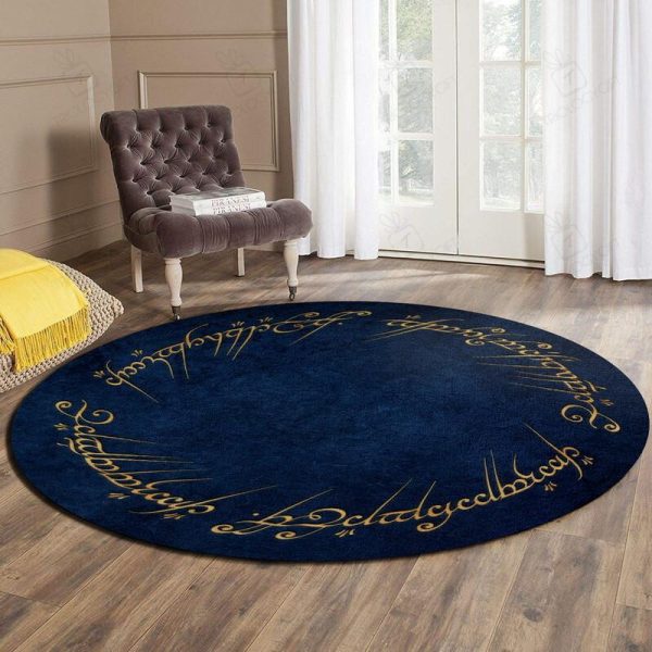 The Lord Of The Ring Living Room Round Mat Circle Rug - Image 2