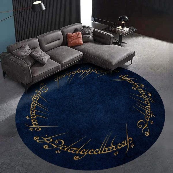 The Lord Of The Ring Living Room Round Mat Circle Rug - Image 3