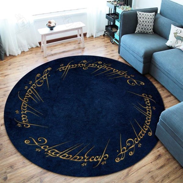 The Lord Of The Ring Living Room Round Mat Circle Rug