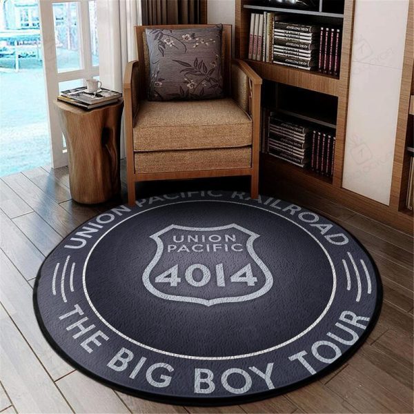 Unionpacific Living Room Round Mat Circle Rug Big Boy 4 - Image 2